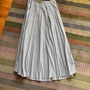 Mango Light Gray Maxi Skirt